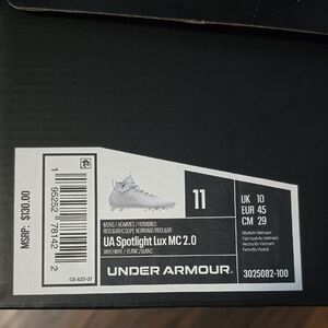 Under Armour Men's Spotlight Lux MC 2.0 Football Cleats